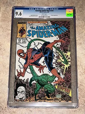 Buy Amazing Spider-man 318 CGC 9.6 Todd Mcfarlane White Pages • 60.32£