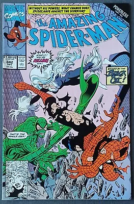 Buy Amazing Spider-Man #342 1990 VF- (7.5) Eric Carsen (CVR) Marvel • 2.59£