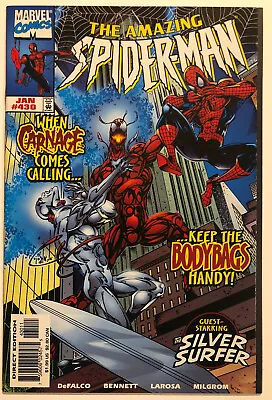 Buy Amazing Spider-Man Issue 430 1st Cosmic Carnage Silver Surfer • 47.43£