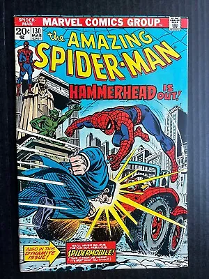 Buy AMAZING SPIDER-MAN #130 March 1974 Hammerhead Marvel Value Stamp #3 Hulk  • 39.98£