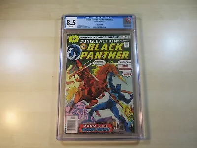 Buy Jungle Action #22 Black Panther Deth Rider Cgc 8.5 Wp Rare 30 Cent Price Variant • 434.66£