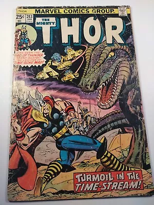 Buy Thor #243 1st App Of The Time-Twisters John Buscemi Marvel Comics 1975 • 6.43£