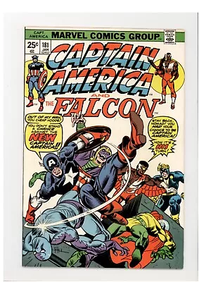 Buy Captain America 181 F+ Fine+ Nomad Appearance 1975 • 4.79£