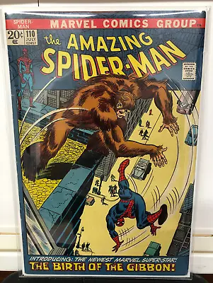 Buy Amazing Spider-Man #110 (1972)  - 1st Appearance Of Gibbon! Marvel Comics Group • 63.22£