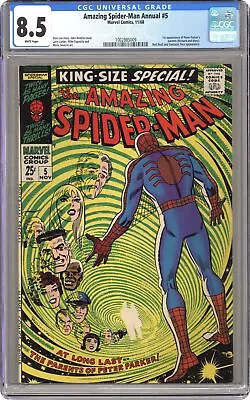 Buy Amazing Spider-Man Annual #5 CGC 8.5 1968 1002885009 • 214.60£