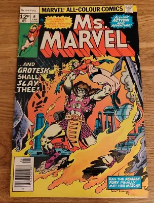 Buy COMIC - Marvel Ms. Marvel No #6 June 1977 Bronze Age Claremont Grotesk App.  • 5£
