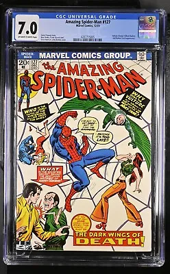 Buy Amazing Spider-Man #127 CGC 7.0 Marvel 1973 John Romita Sr Cover OW/W • 56.25£