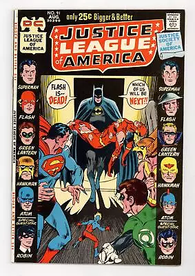 Buy Justice League Of America #91 FN+ 6.5 1971 • 29.73£