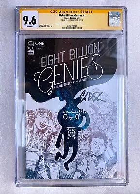 Buy Eight Billion Genies #1 Cgc Ss 9.6 Signed Soule 1st Print Confirmed Movie Rogen • 249.99£