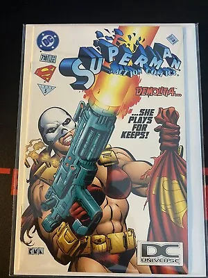 Buy Action Comics #718 - DCU Logo Variant HTF - RARE - 1st App Demolitia - KEY • 35.55£