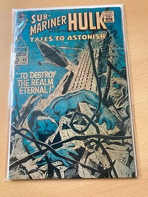 Buy Tales To Astonish 98 – Marvel Comics Silver Age – 1st Lord Seth - VG+ • 9.99£
