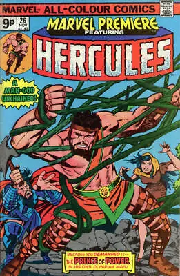 Buy Marvel Premiere (1972) #  26 UK Price (6.0-FN) Hercules 1975 • 8.10£