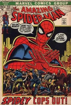 Buy Marvel Comics The Amazing Spider-Man Vol 1 #112A 1972 5.0 VG/FN 🔑 • 33.17£