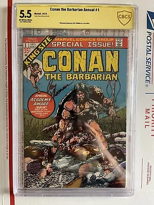 Buy 1973 King Size Conan The Barbarian #1 Cbcs Ss Barry Windsor-smith Roy Thomas • 136.41£