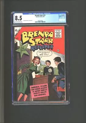 Buy Brenda Starr #14 CGC 8.5 Dale Messick Story, Cover & Art 1955 • 151.90£
