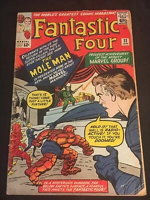 Buy THE FANTASTIC FOUR #22 G- Condition • 23.99£