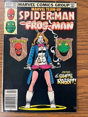 Buy Marvel Team-Up Issue 131 Spider-Man And Frog-Man, 1st Appearance White Rabbit • 44.20£