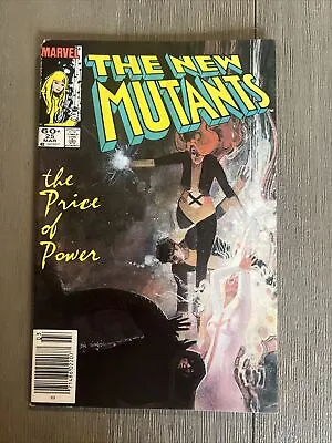 Buy Marvel THE NEW MUTANTS (1985) #25 NEWSSTAND Key 1st LEGION Cameo SIENKIEWICZ • 6.37£