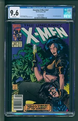 Buy Uncanny X-Men #267 CGC 9.6 White Pages Newsstand Early Gambit • 149.80£