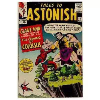 Buy Tales To Astonish (1959 Series) #58 In Fine Minus Condition. Marvel Comics [w] • 57.82£