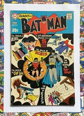 Buy Batman #213 - Aug 1969 - Origin Of Robin Appearance - Vg/fn (5.0) Cents Copy! • 26.24£