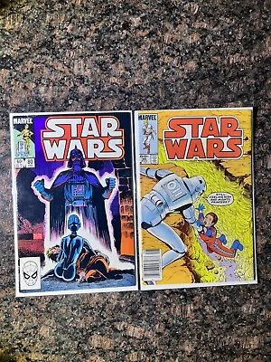 Buy Star Wars #80 And #86 Marvel Comics 1984 • 12.01£