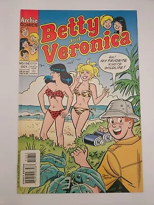 Buy Betty And Veronica #116 Dan Decarlo  Bikini Beach  Cover 1997 Archie Comics • 32.36£