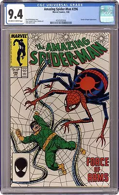 Buy Amazing Spider-Man #296 CGC 9.4 1988 4350502006 • 66.36£