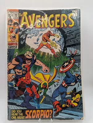 Buy Avengers (marvel 1970)  #72   Scorpio • 19.99£