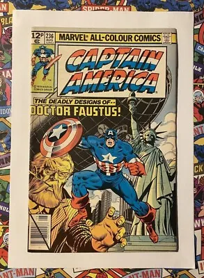 Buy Captain America #236 - Aug 1979 - Dr Faustus Appearance! - Fn+ (6.5) Pence! • 7.99£