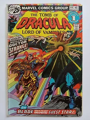Buy Tomb Of Dracula #44 Marvel Bronze Age 1976 Comic Book Dr Strange Blade Wong • 14.25£