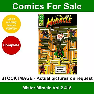Buy DC Mister Miracle Vol 2 #15 Comic - VG/VG+ 01 May 1990 • 2.99£