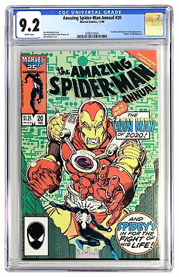 Buy Amazing Spider-Man Annual #20 Iron Man 2020 CGC NM- 9.2 White Pages 4290733001 • 35.98£