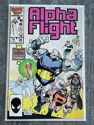 Buy Alpha Flight #36 | Avengers + Dr. Strange App | VF- | B&B (Marvel Comics 1986) • 0.99£