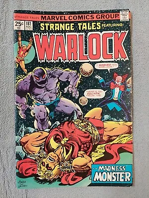 Buy Strange Tales #181    2ndAppearance Of Gamora!   Warlock    Marvel 1975   (F409) • 22.38£
