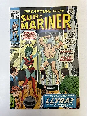Buy Sub-Mariner #32 VF- 1st Appearance Llyra KEY Prince Namor 1970 Marvel Comics • 15.77£