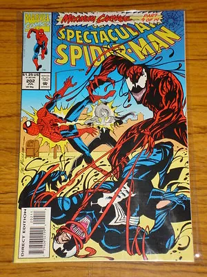 Buy Spiderman Spectacular #202 Vol1 Marv Maximum Carnage July 1993 • 12.99£