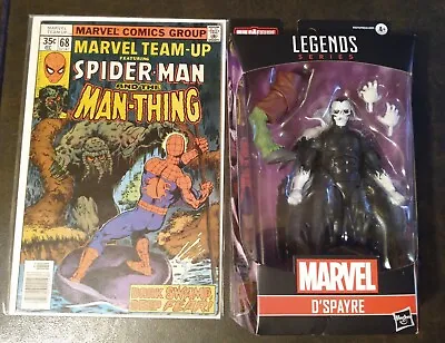 Buy Marvel Team-Up 68 Spider-Man Man-Thing  1st App Of D’Spayre + Marvel Legends Lot • 32.06£