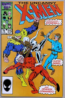 Buy Uncanny X-Men #215 Vol 1 - Marvel Comics - Chris Claremont - Alan Davis • 3.95£