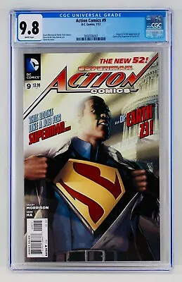 Buy Action Comics #9 CGC 9.8 New 52 First Calvin Ellis Appearance 1st App Key Grail • 238.99£