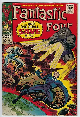 Buy Fantastic Four 62 (1967) F/VF 7.5 Kirby/Sinnott-a 1st Blastaar Sandman Inhumans • 34.53£