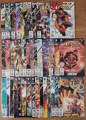 Buy Action Comics (2011 2nd Series) Issues 00A, 01A-34A, 44A-46A And 51A (39 Issues) • 60£