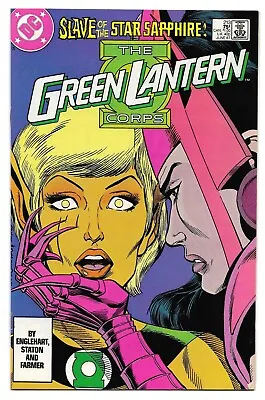 Buy Green Lantern Corps #213 : NM- :  For Want Of A Male...!  : Star Sapphire • 2.25£