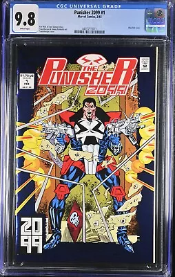 Buy Punisher 2099 (1993) #1 CGC NM/M 9.8 White Pages Marvel 1993 Blue Foil Cover • 126.49£