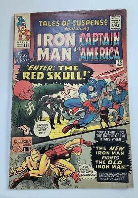 Buy 1965 Marvel TALES OF SUSPENSE #65 FN+  1st Silver Age App The RED SKULL -CGC 5.0 • 253.04£