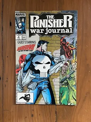 Buy Punisher War Journal #2 (1988, Jim Lee, Daredevil, Marvel Comics, Volume 1) • 1.49£