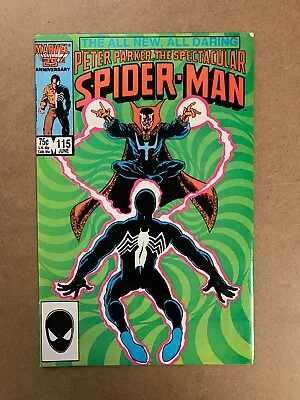 Buy The Spectacular Spider-Man #115 - Jun 1986 - Vol.1 - Direct - Minor Key (1027A) • 7.17£