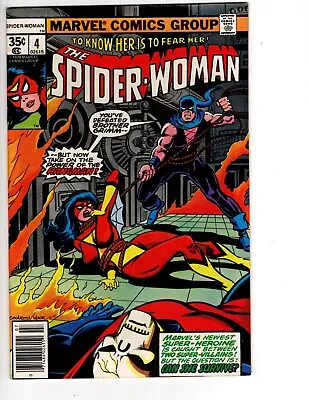 Buy Spider-Woman #4  Comic Book (Marvel 1978) Jessica Drew, Hangman High Grade • 11.82£