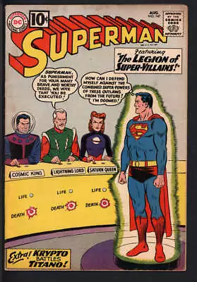 Buy Superman #147 4.0 // 1st Appearance Of The Legion Of Super-villains 1961 • 71.16£