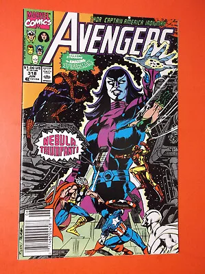Buy The Avengers # 318 - Vf 8.0 - 1990 Newsstand - Amazing Spider-man Appearance • 5.56£